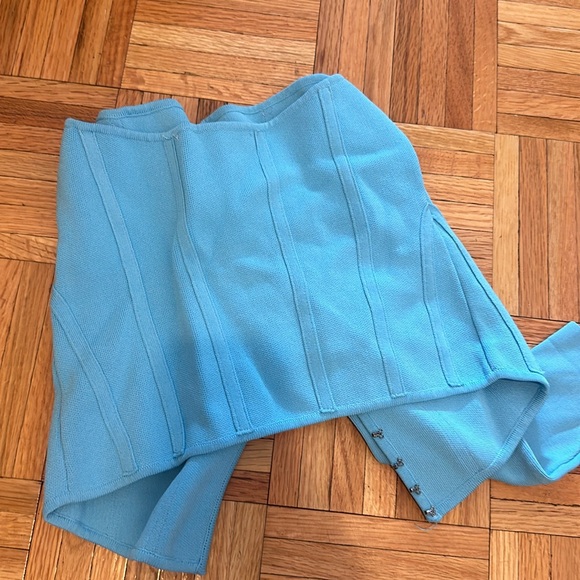 Zara knit crop corset off the shoulder top - Picture 3 of 3